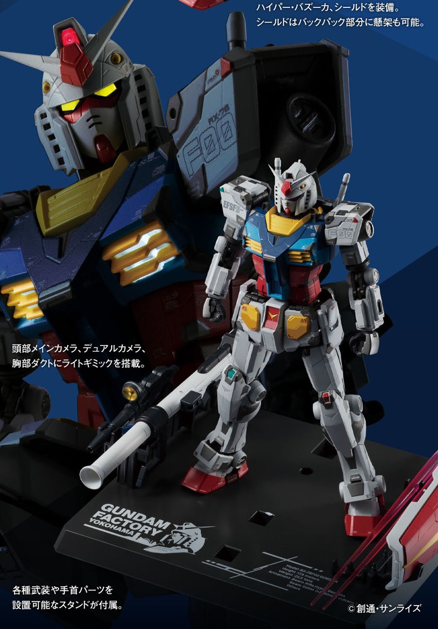 Bandai Chogokin - RX-78F00 Gundam Factory Yokohama - Light Up Ver. | Art  City Collectibles