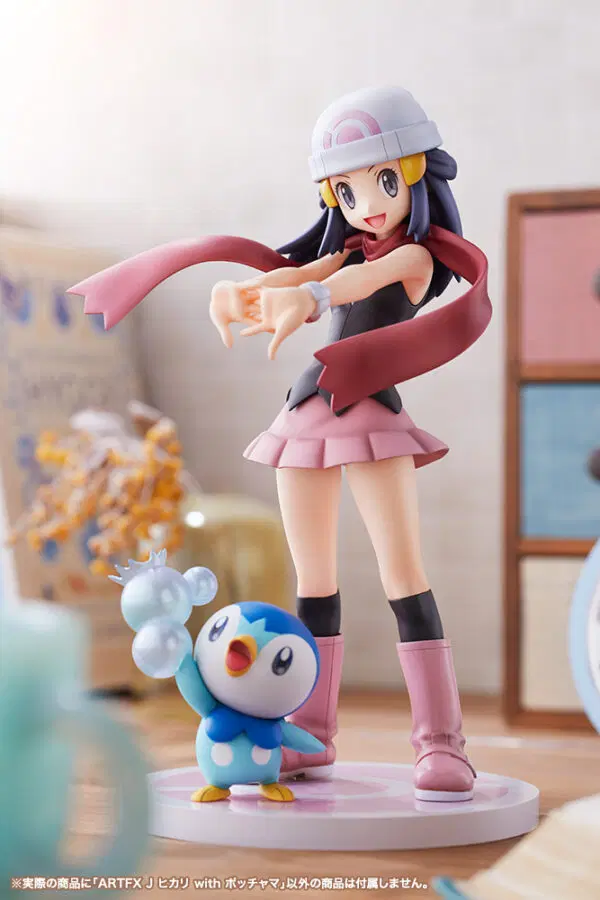 Kotobukiya - ARTFX J Statue - Pokemon Hikari with Pochama - 1/8