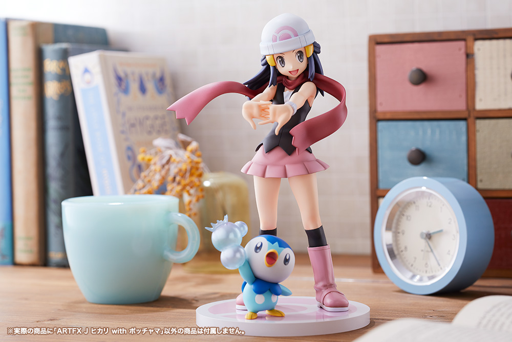 Kotobukiya ARTFX J Pokemon Hikari with Pochama (Dawn with