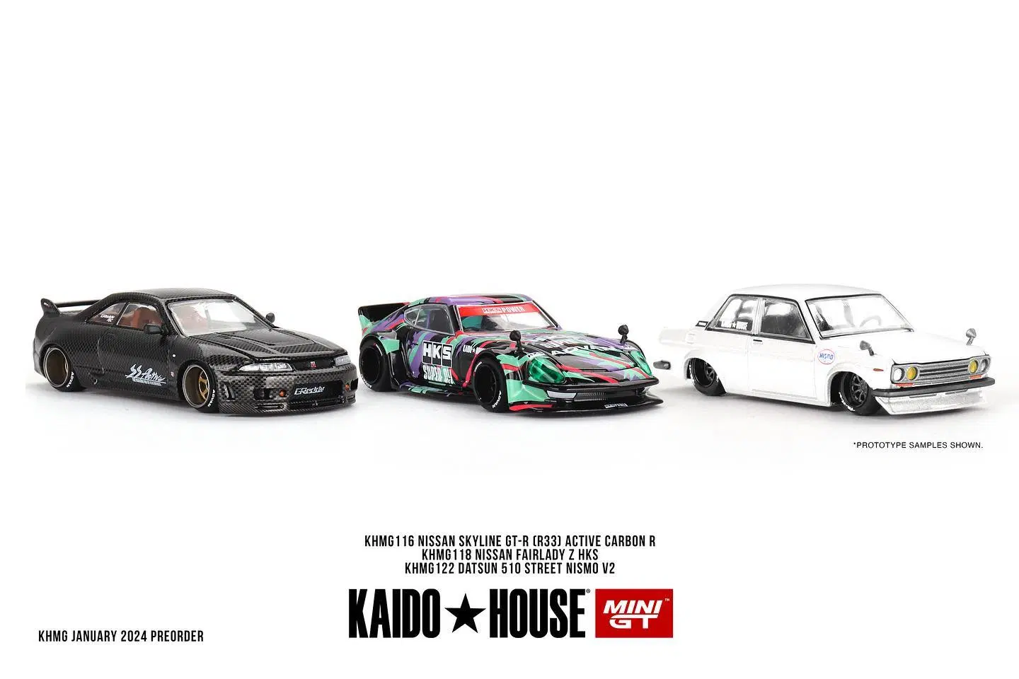 Mini GT x Kaido House - 116 Nissan Skyline GT-R (R33) - Active