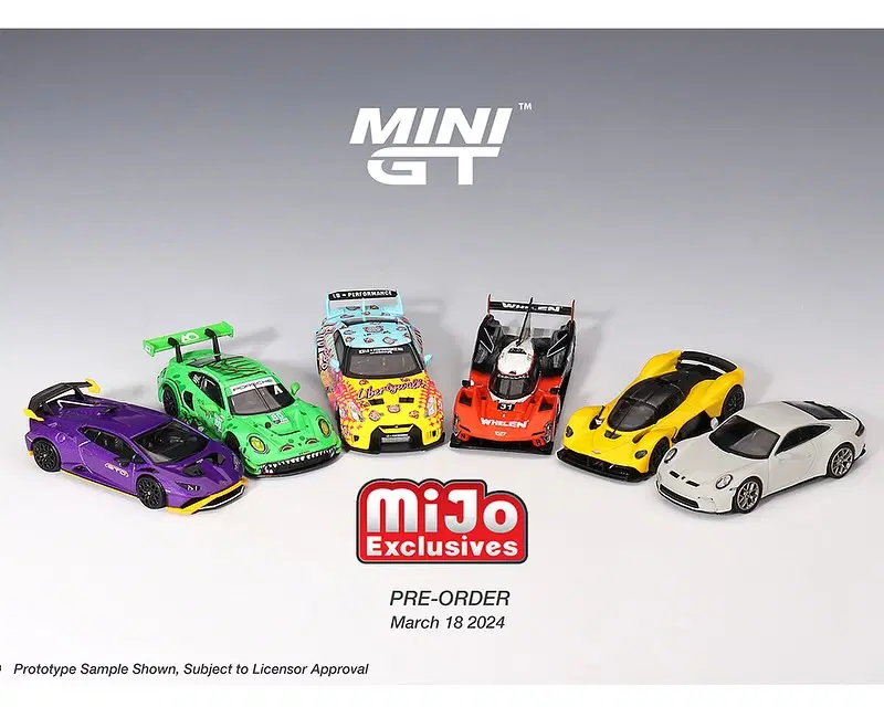 Mini GT - 713 Porsche 911 GT3 R - #80 GTD AO Racing 2023 IMSA