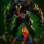 Queen Studios - Spider Man vs Venom - Standard / Premium Ver. - 1/4 Scale