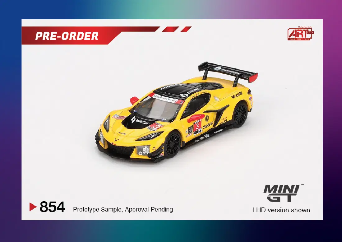 Mini GT - 854 Chevrolet Corvette Z06 GT3.R #3 Corvette Racing
