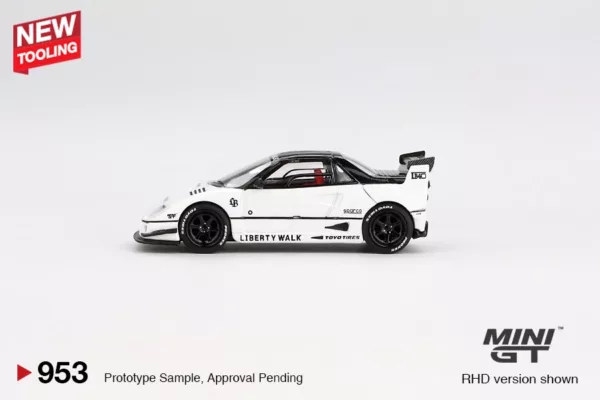 Mini GT - 953 Mazda AZ-1 Liberty Walk LB40 White 2024 Tokyo Auto