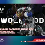 Wolf Technology - MG Gundam Barbatos Lupus Rex - 1/100 Scale Model Kits with Diecast Inner Frame - 2nd Batch
