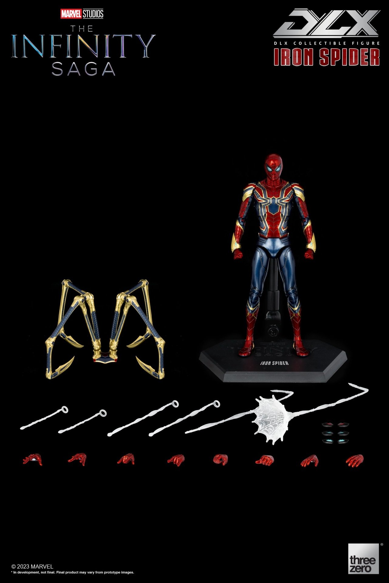 ThreeZero - The Infinity Saga - DLX IronSpider - 1/12 Scale - Diecast Action Figure - Image 17