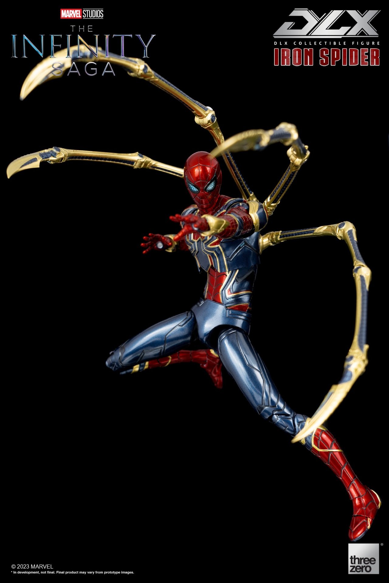 ThreeZero - The Infinity Saga - DLX IronSpider - 1/12 Scale - Diecast Action Figure - Image 8