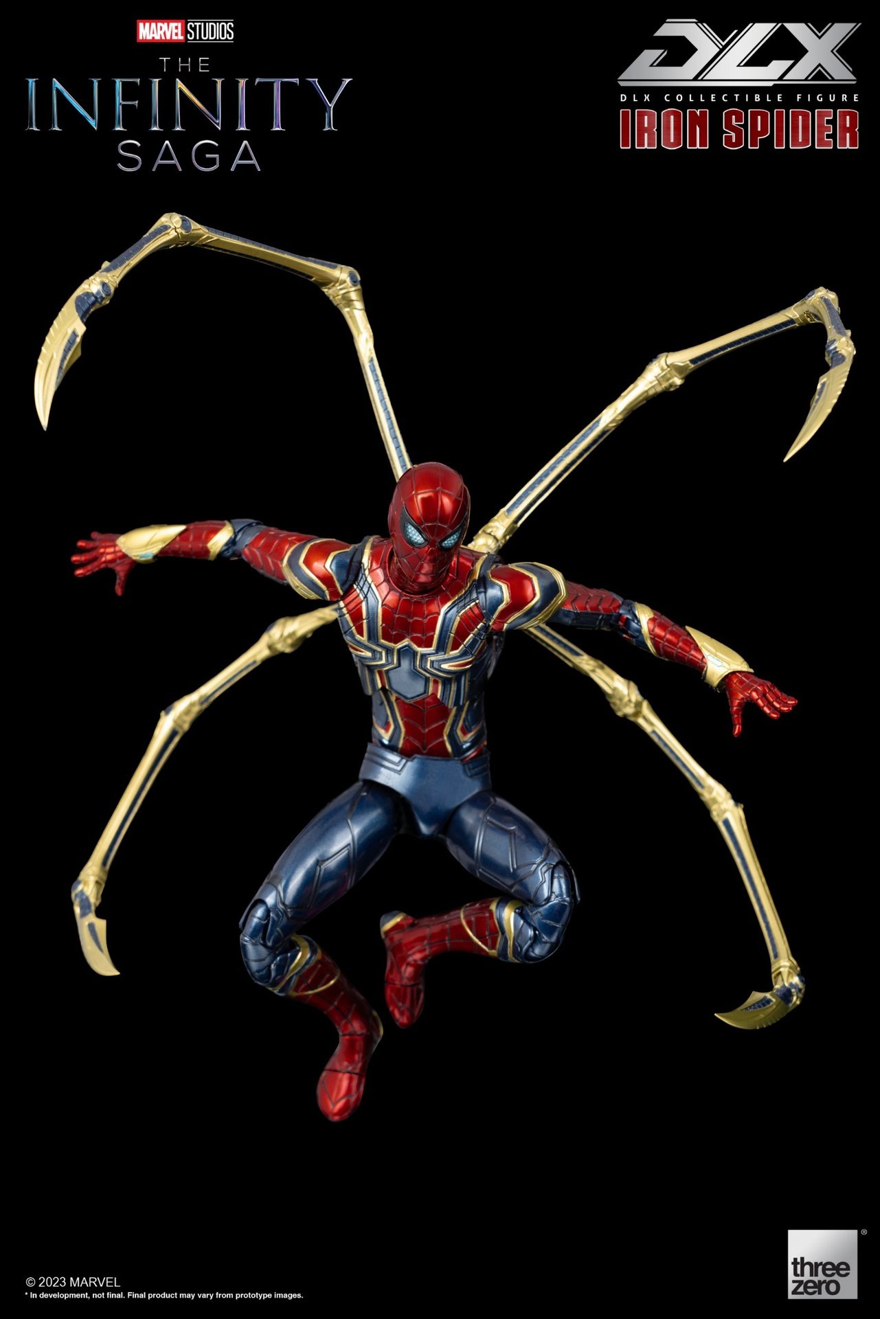 ThreeZero - The Infinity Saga - DLX IronSpider - 1/12 Scale - Diecast Action Figure - Image 9