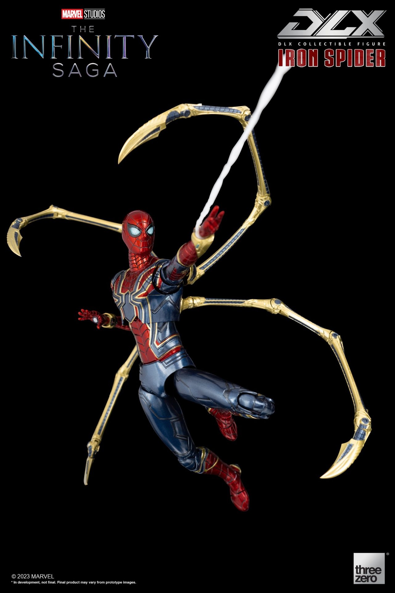 ThreeZero - The Infinity Saga - DLX IronSpider - 1/12 Scale - Diecast Action Figure - Image 10