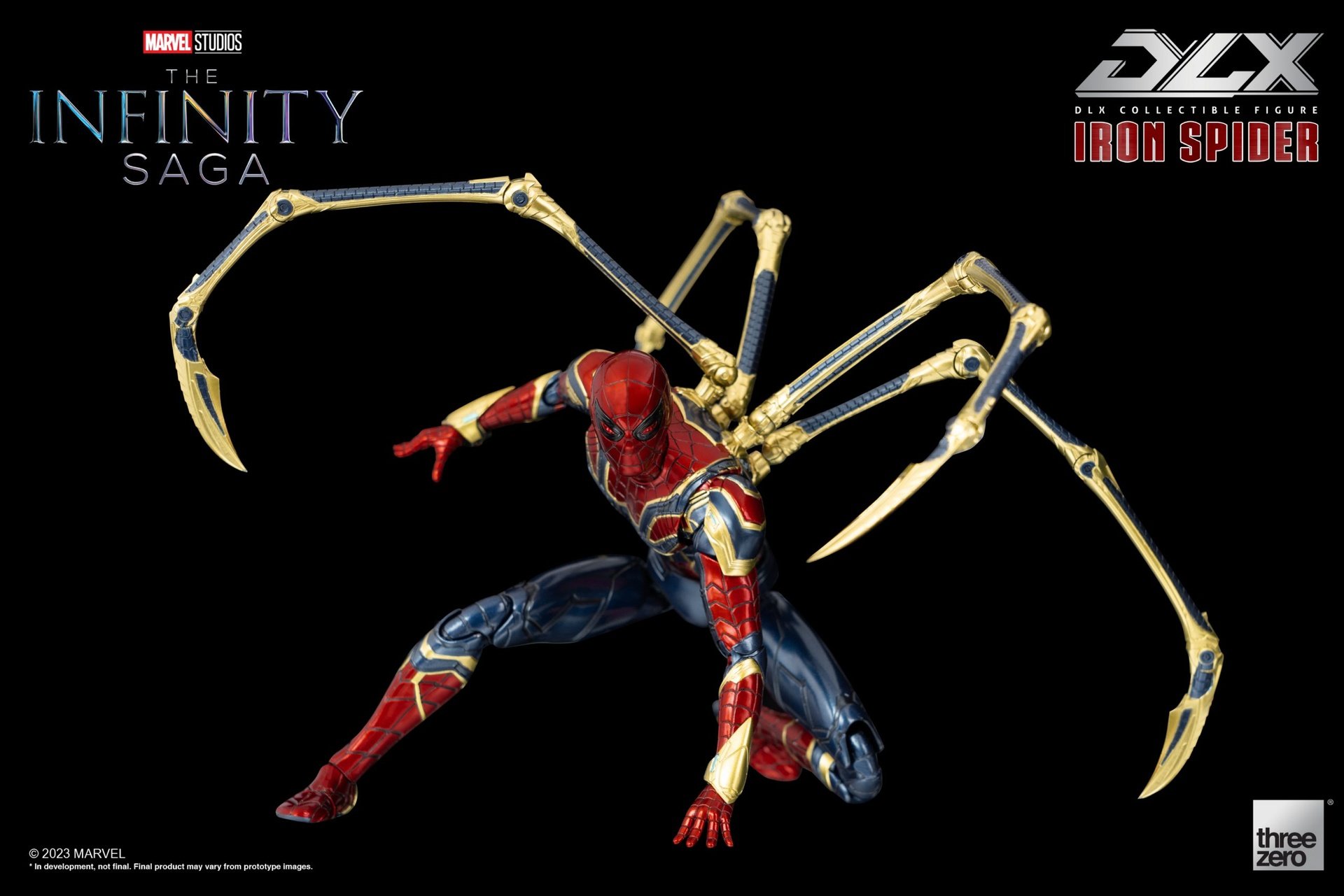 ThreeZero - The Infinity Saga - DLX IronSpider - 1/12 Scale - Diecast Action Figure - Image 13
