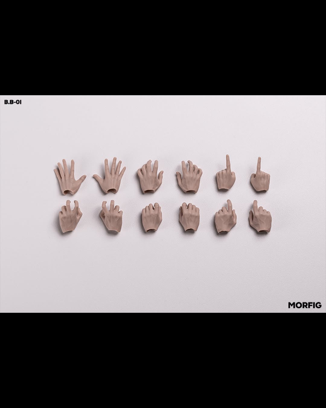 InArt Action X Morfig - Male Body - Limited Grey - Ivory White - Image 10