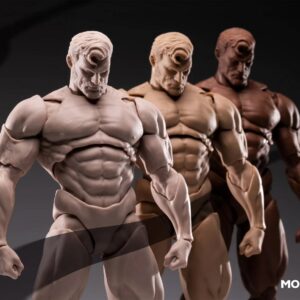 InArt Action X Morfig - Male Body - Limited Grey - Ivory White