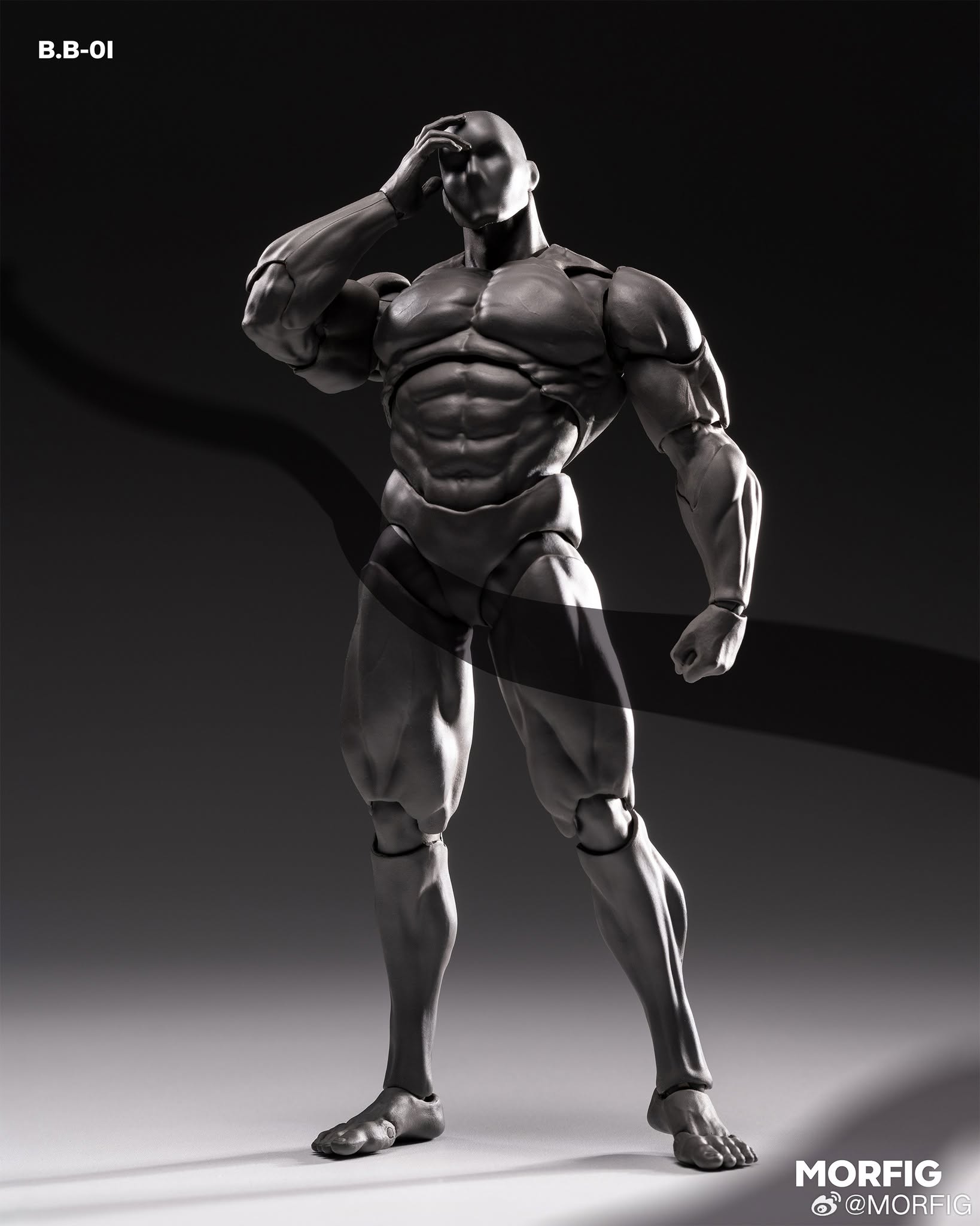InArt Action X Morfig - Male Body - Limited Grey - Ivory White - Image 4