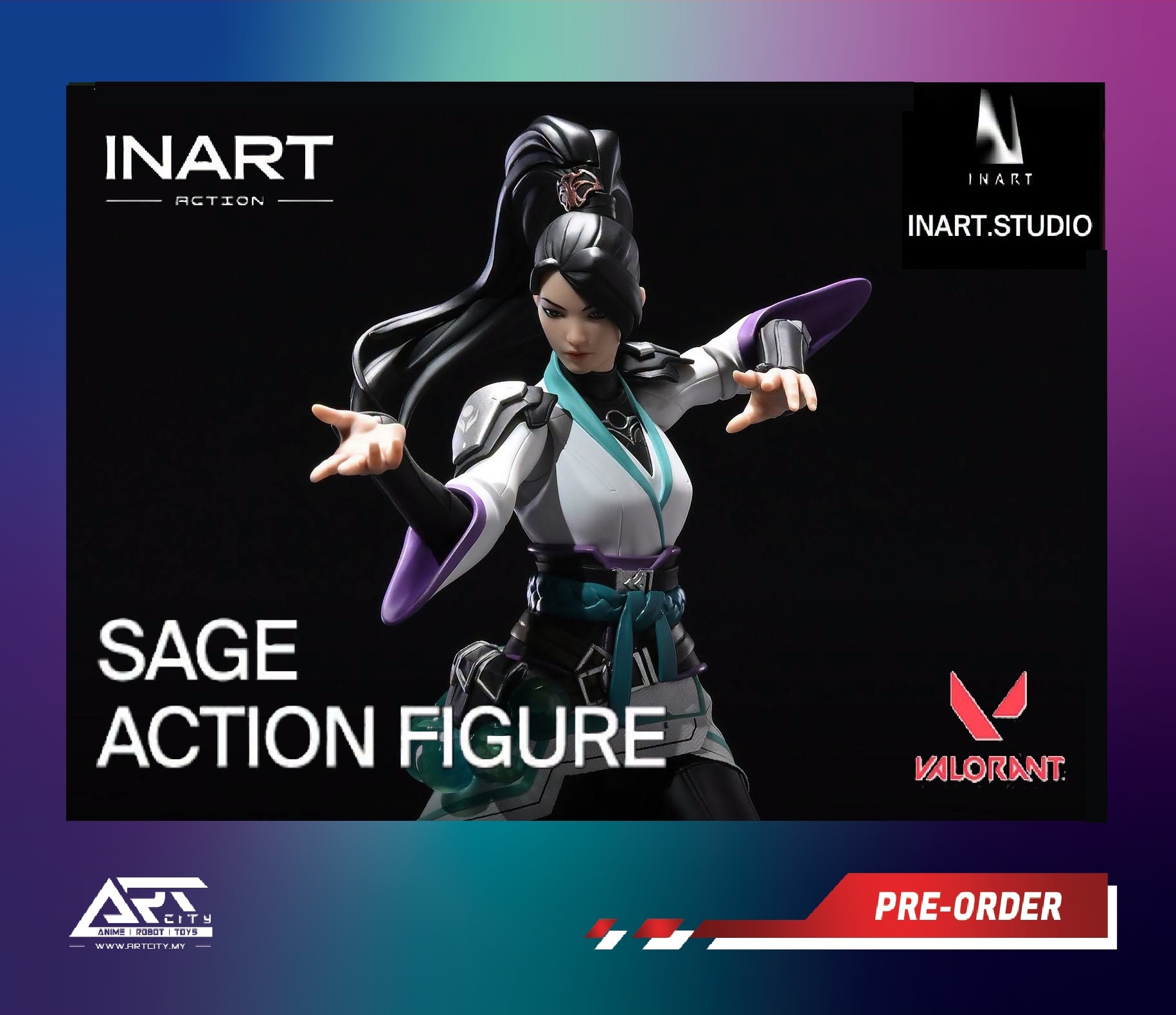 InArt Action - Sage - Valorant - 1/12th Scale