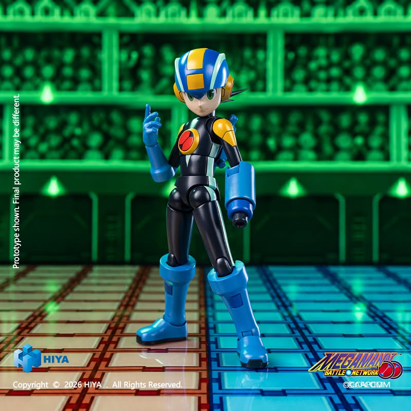 Hiya Toys - Exquisite Basic Series - Mega Man EXE - Mega Man Battle Network - EBM0389 - 4.9 Inch - Image 8