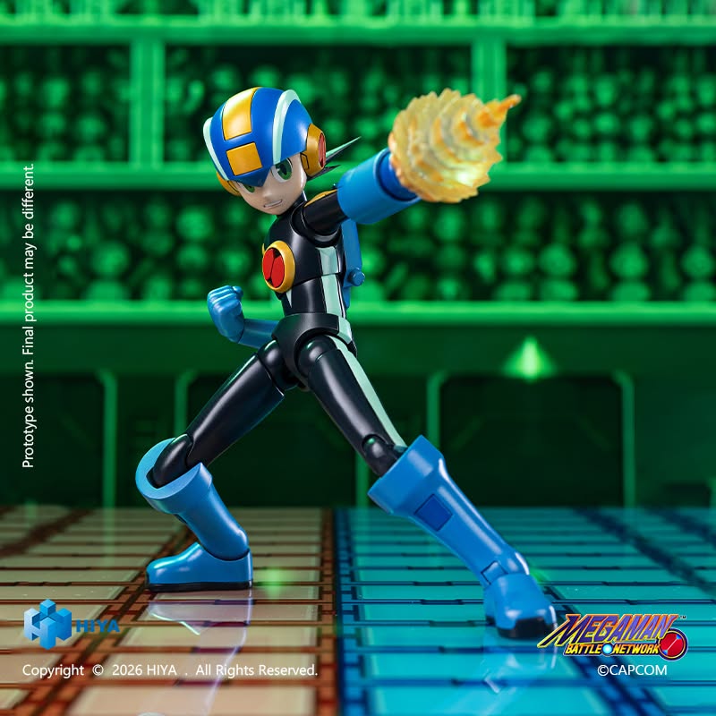 Hiya Toys - Exquisite Basic Series - Mega Man EXE - Mega Man Battle Network - EBM0389 - 4.9 Inch