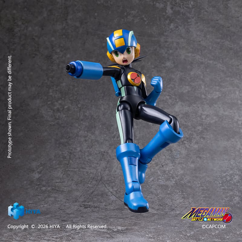 Hiya Toys - Exquisite Basic Series - Mega Man EXE - Mega Man Battle Network - EBM0389 - 4.9 Inch - Image 4