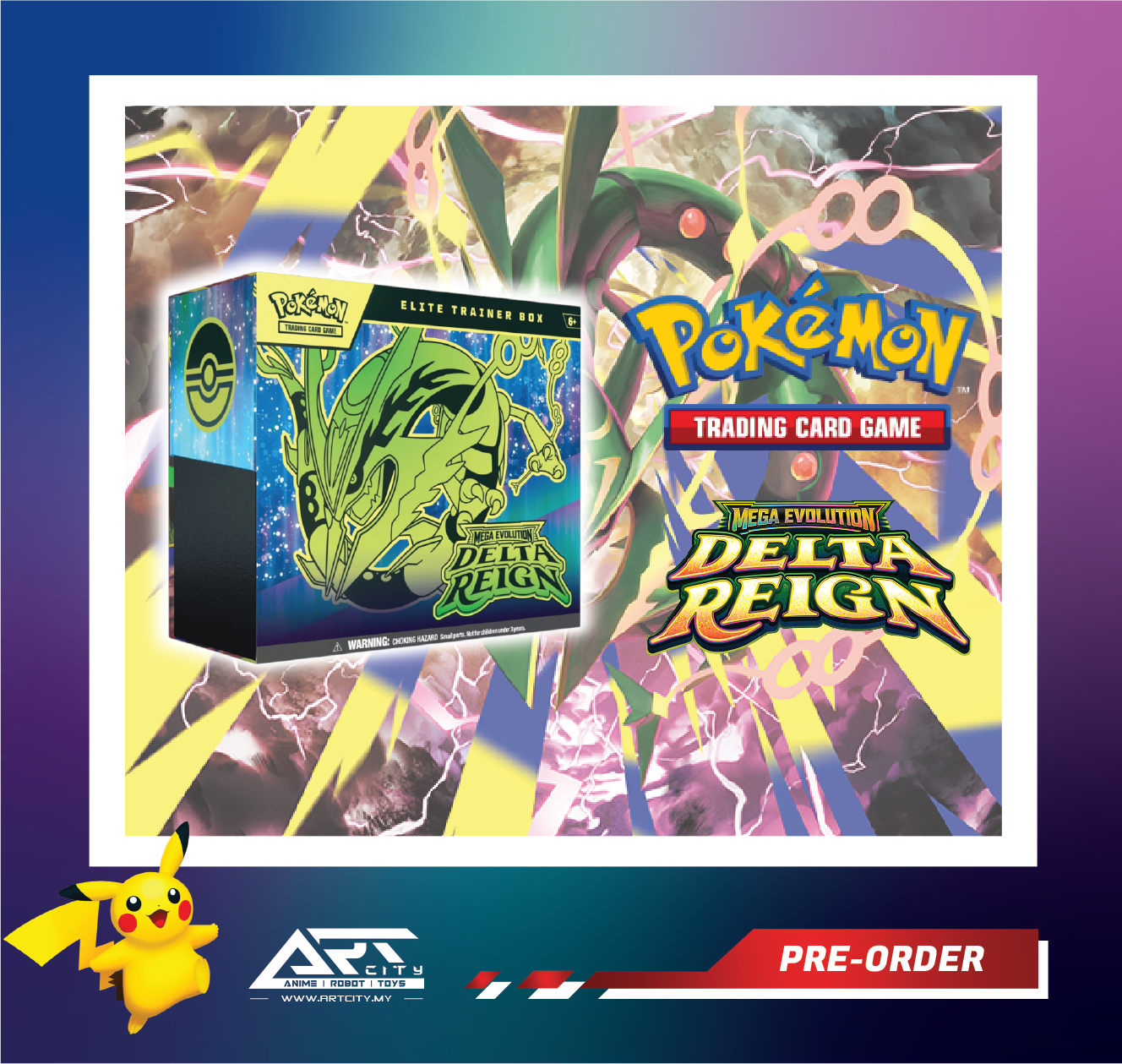 Pokemon TCG - ME06 Delta Reign - ETB Elite Trainer Box - Mega Evolutions