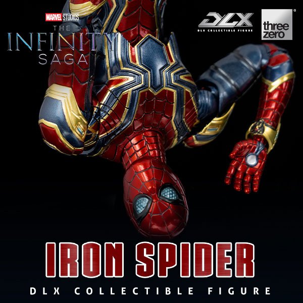 ThreeZero - The Infinity Saga - DLX IronSpider - 1/12 Scale - Diecast Action Figure